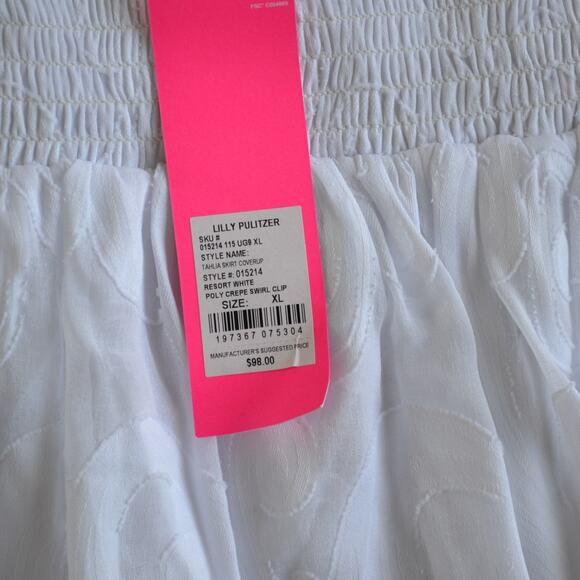 NWT Lilly Pulitzer White Mini Skirt Size XL - Picture 2 of 4